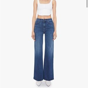 MOTHER The Hustler Roller Sneak Wide Leg Jeans